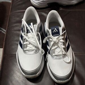 adidas White and Gray Athletic Shoes